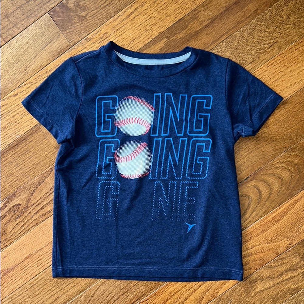 Boys Old Navy Baseball Graphic Tee Size 5